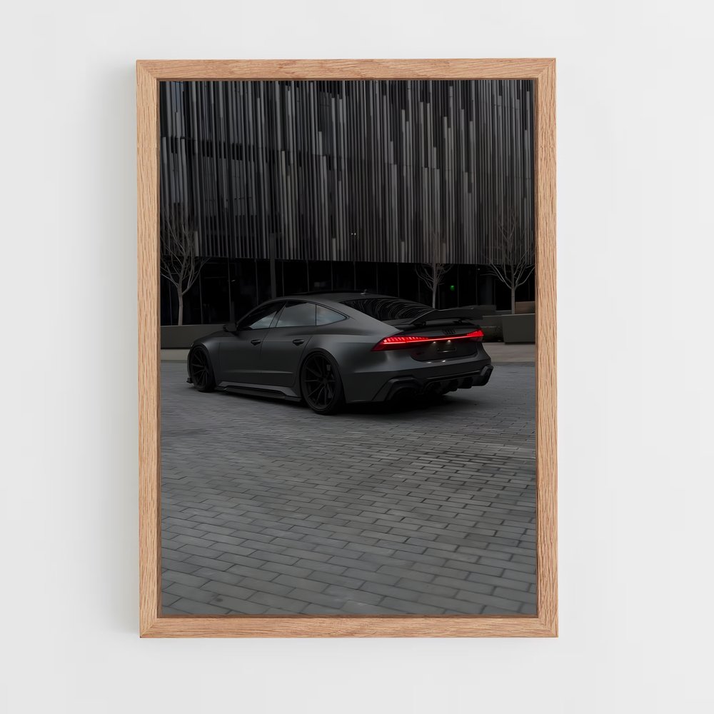 Poster L'Agilité Noire – affiche Audi (vue 4)